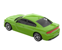 Sport car isolated on transparent background. 3d rendering - illustration png