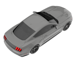 voiture de sport isolée sur fond transparent. rendu 3d - illustration png