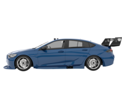 carro esporte isolado em fundo transparente. renderização 3D - ilustração png