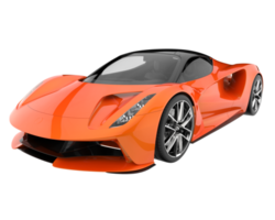 Sport car isolated on transparent background. 3d rendering - illustration png