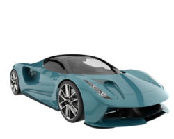 Sport car isolated on transparent background. 3d rendering - illustration png