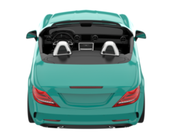 voiture de sport isolée sur fond transparent. rendu 3d - illustration png