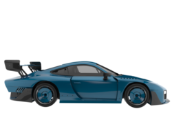 voiture de sport isolée sur fond transparent. rendu 3d - illustration png