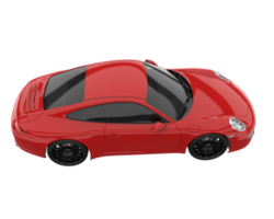 Sport car isolated on transparent background. 3d rendering - illustration png