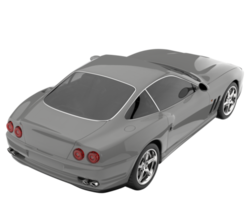 voiture de sport isolée sur fond transparent. rendu 3d - illustration png