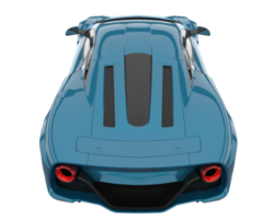 Sport car isolated on transparent background. 3d rendering - illustration png