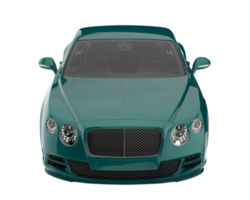 voiture de sport isolée sur fond transparent. rendu 3d - illustration png