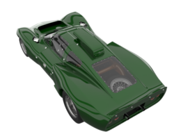 Sport car isolated on transparent background. 3d rendering - illustration png