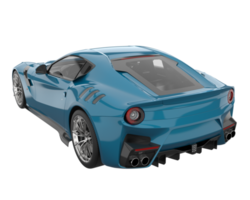 Sport car isolated on transparent background. 3d rendering - illustration png