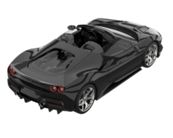 sport auto geïsoleerd Aan transparant achtergrond. 3d renderen - illustratie png