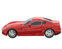 voiture de sport isolée sur fond transparent. rendu 3d - illustration png