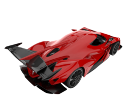 Sport car isolated on transparent background. 3d rendering - illustration png