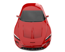 Sport car isolated on transparent background. 3d rendering - illustration png