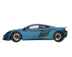 Sport car isolated on transparent background. 3d rendering - illustration png