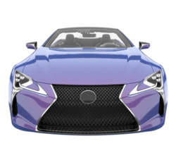 voiture de sport isolée sur fond transparent. rendu 3d - illustration png