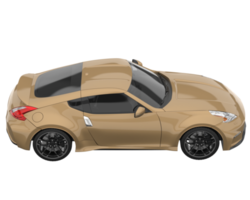 carro esporte isolado em fundo transparente. renderização 3D - ilustração png