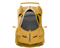 Sport car isolated on transparent background. 3d rendering - illustration png