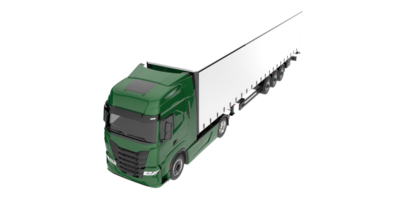 camion isolato su trasparente sfondo. 3d interpretazione - illustrazione png