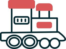 icono de vector de tren