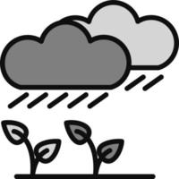 Raining Vector Icon