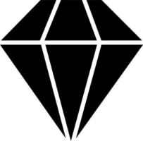 icono de vector de diamante