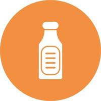 icono de vector de botella de leche