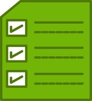 Checklist Vector Icon