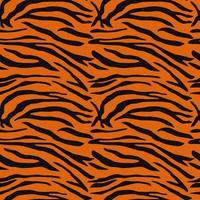 Tiger Pattern Background Design Template vector