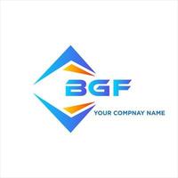 BGF abstract technology logo design on white background. BGF creative initials letter logo concept. vector