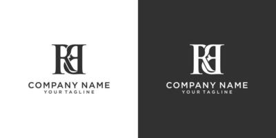 RB or BR initial letter logo design concept. vector