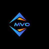 mvn diseño de logotipo de tecnología abstracta sobre fondo negro. Concepto de logotipo de letra de iniciales creativas mvn. vector