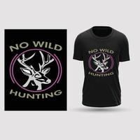 Hunting T-Shirt Design vector