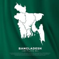colección de vectores de diseño de mapas de bangladesh de silueta. silueta bangladesh mapas vector