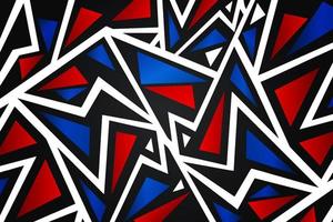 Abstract racing background. Cubism fragment geometric background. Abstract Graffiti design background vector