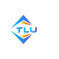 TLU abstract technology logo design on white background. TLU creative initials letter logo concept. vector