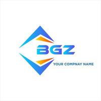 BGZ abstract technology logo design on white background. BGZ creative initials letter logo concept. vector