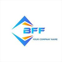 BFF abstract technology logo design on white background. BFF creative initials letter logo concept. vector