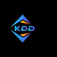 KDD abstract technology logo design on Black background. KDD creative initials letter logo concept. vector