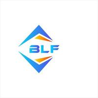 BLF abstract technology logo design on white background. BLF creative initials letter logo concept. vector