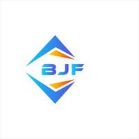 BJF abstract technology logo design on white background. BJF creative initials letter logo concept. vector