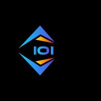 IOI abstract technology logo design on white background. IOI creative initials letter logo concept. vector