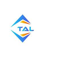 diseño de logotipo de tecnología abstracta tal sobre fondo blanco. concepto creativo del logotipo de la letra de las iniciales. vector