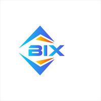 BIX abstract technology logo design on white background. BIX creative initials letter logo concept. vector
