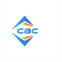 diseño de logotipo de tecnología abstracta cbc sobre fondo blanco. concepto de logotipo de letra de iniciales creativas de cbc. vector