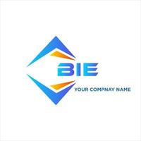 BIE abstract technology logo design on white background. BIE creative initials letter logo concept. vector