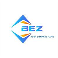 BEZ abstract technology logo design on white background. BEZ creative initials letter logo concept. vector