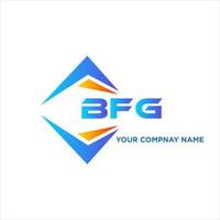 BFG abstract technology logo design on white background. BFG creative initials letter logo concept. vector