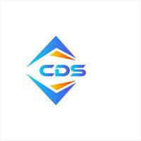 CDS abstract technology logo design on white background. CDS creative initials letter logo concept. vector