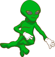 conception de clipart graphique png extraterrestre