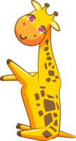 girafe png graphique clipart conception